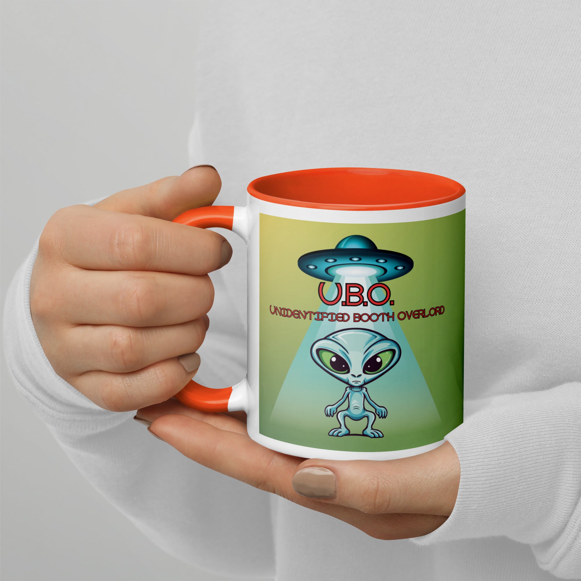 U.B.O. Unidentified Booth Overlord Mug with Color Inside