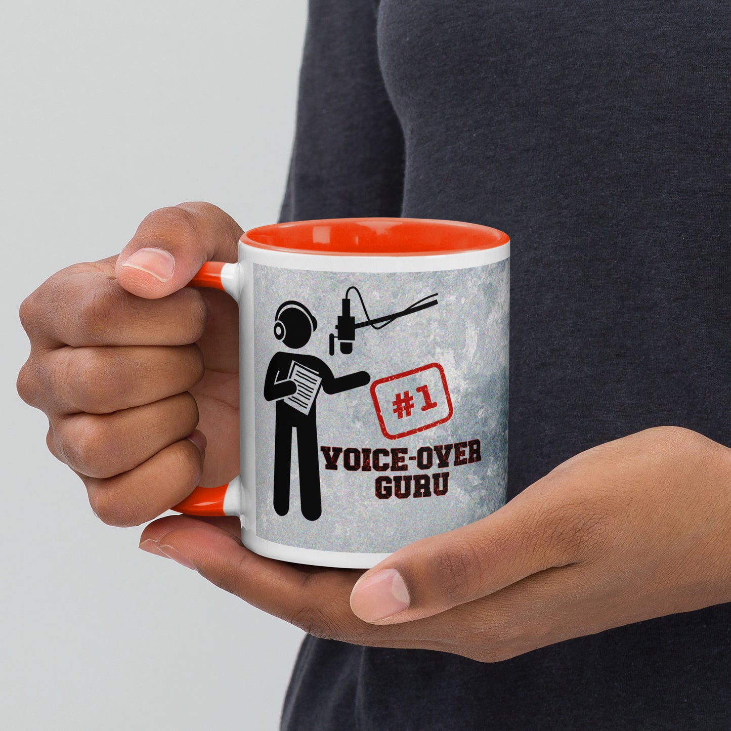 Voice Over #1 Classic Ceramic Mug with Color Inside