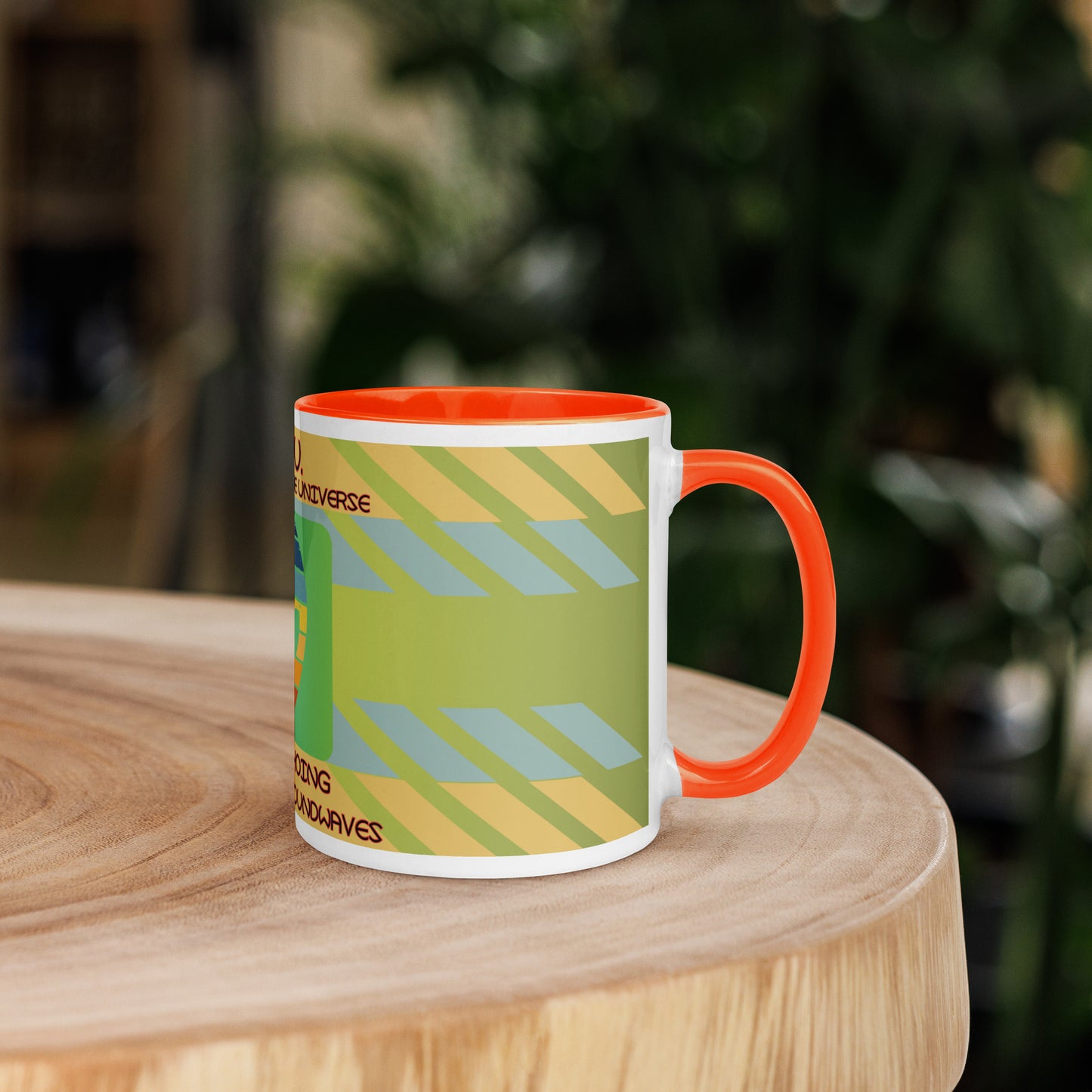 N.O.T.U. Narrators of the Universe Mug with Color Inside