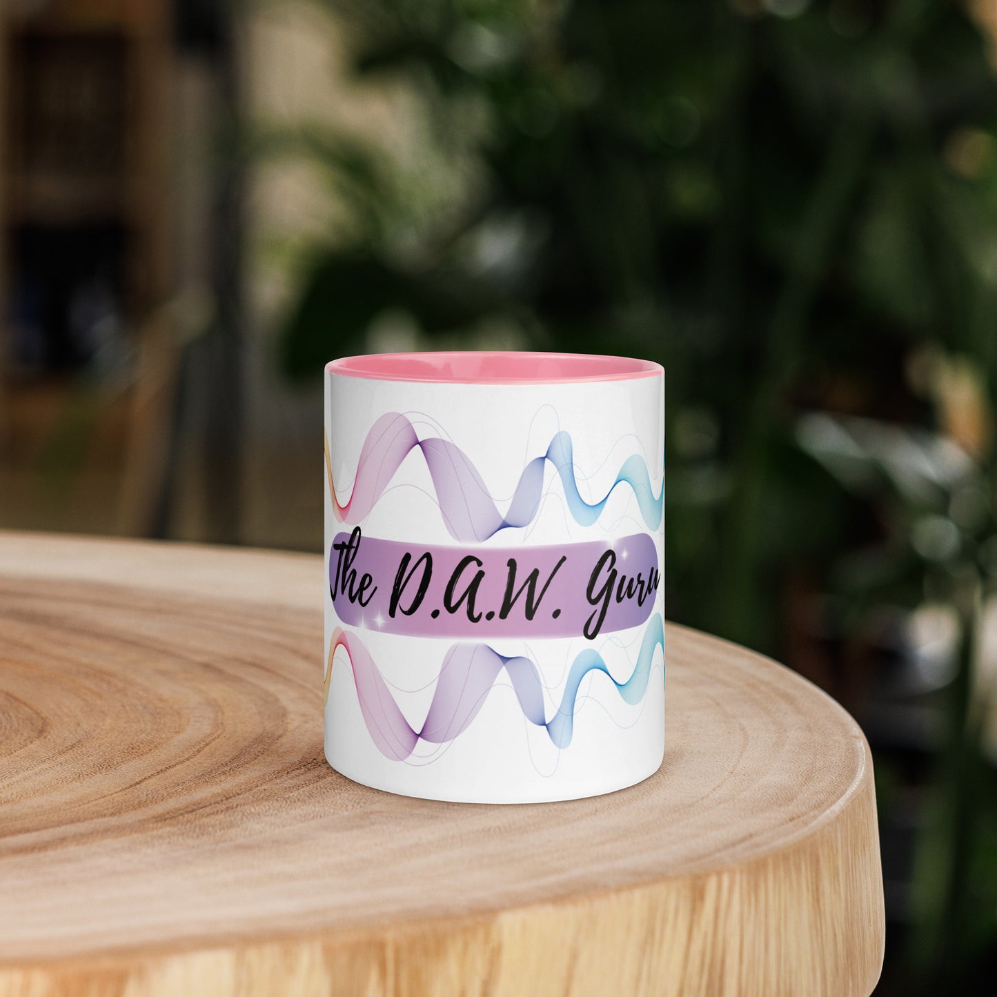 D.A.W. Guru Classic Ceramic Mug with Color Inside