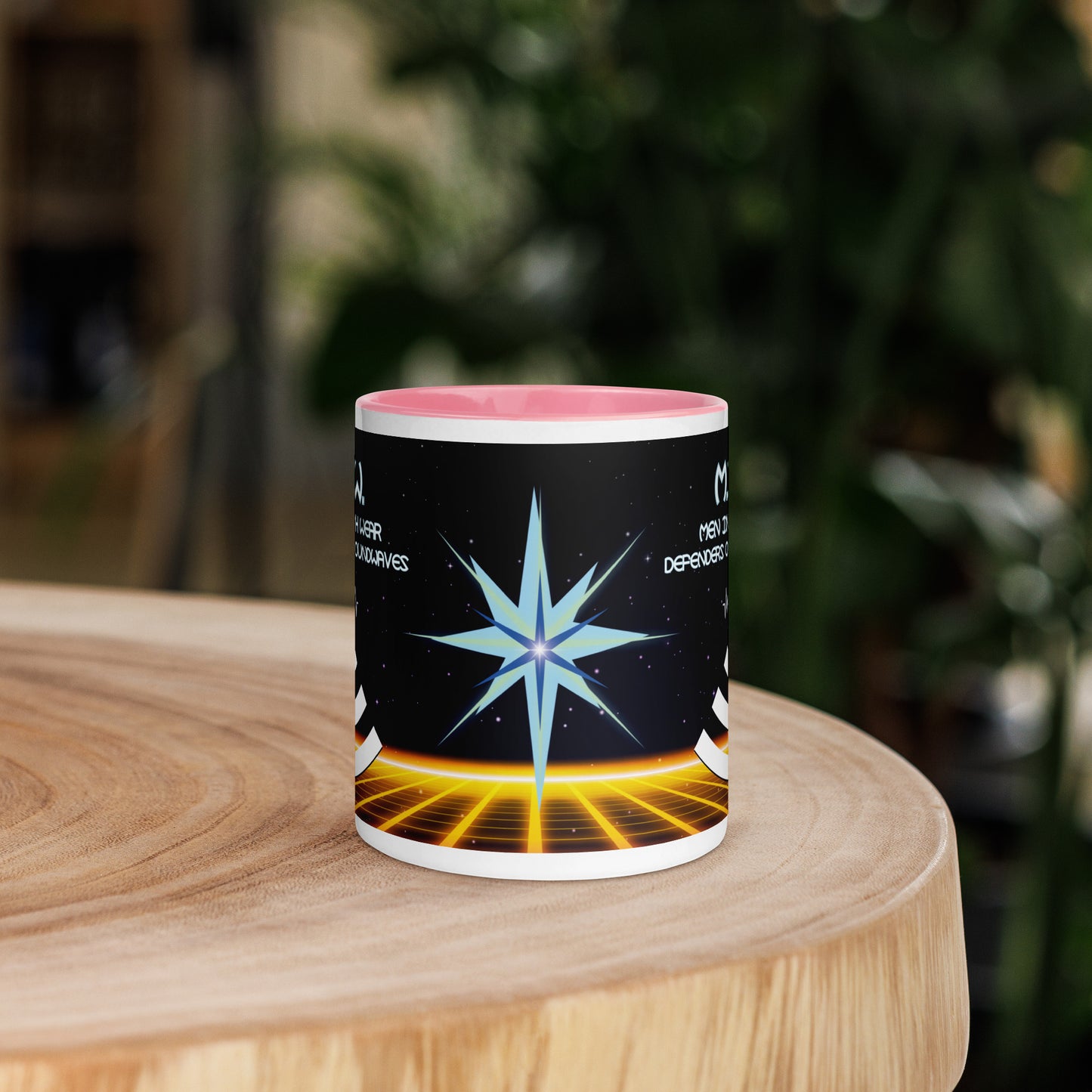 M.I.B.W. Men In Booth Wear Classic Ceramic Mug with Color Inside