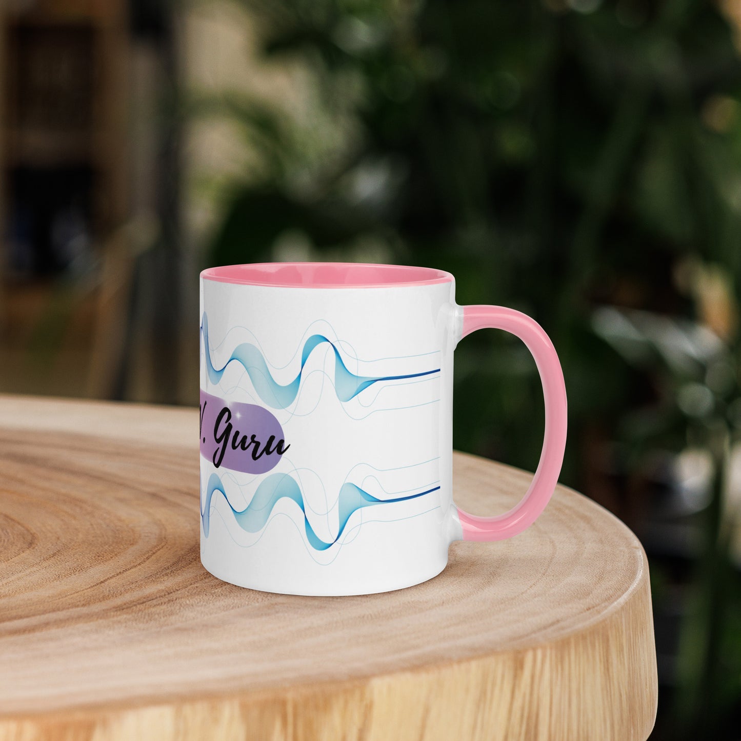 D.A.W. Guru Classic Ceramic Mug with Color Inside