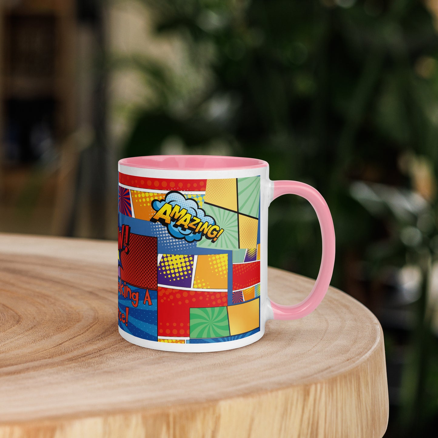 KAPOW You're Making A Difference Mug with Color Inside