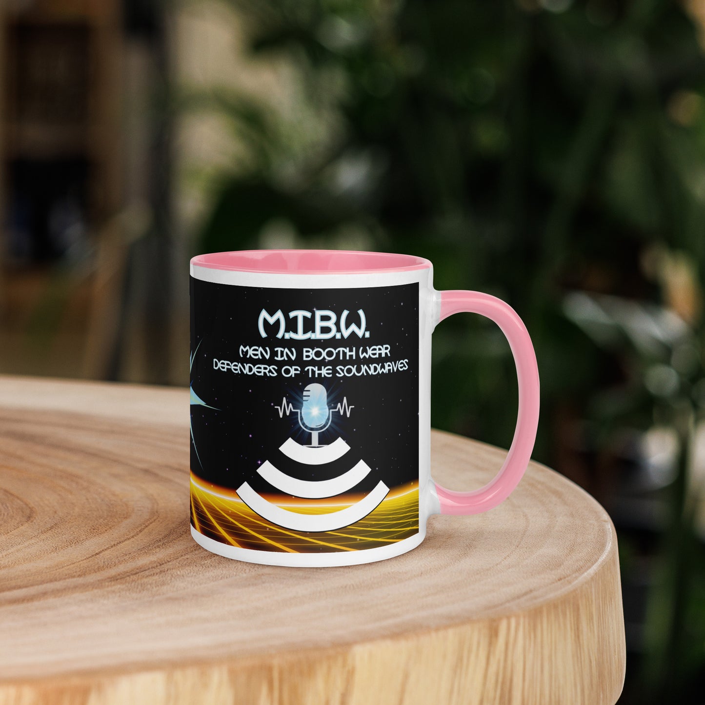 M.I.B.W. Men In Booth Wear Classic Ceramic Mug with Color Inside