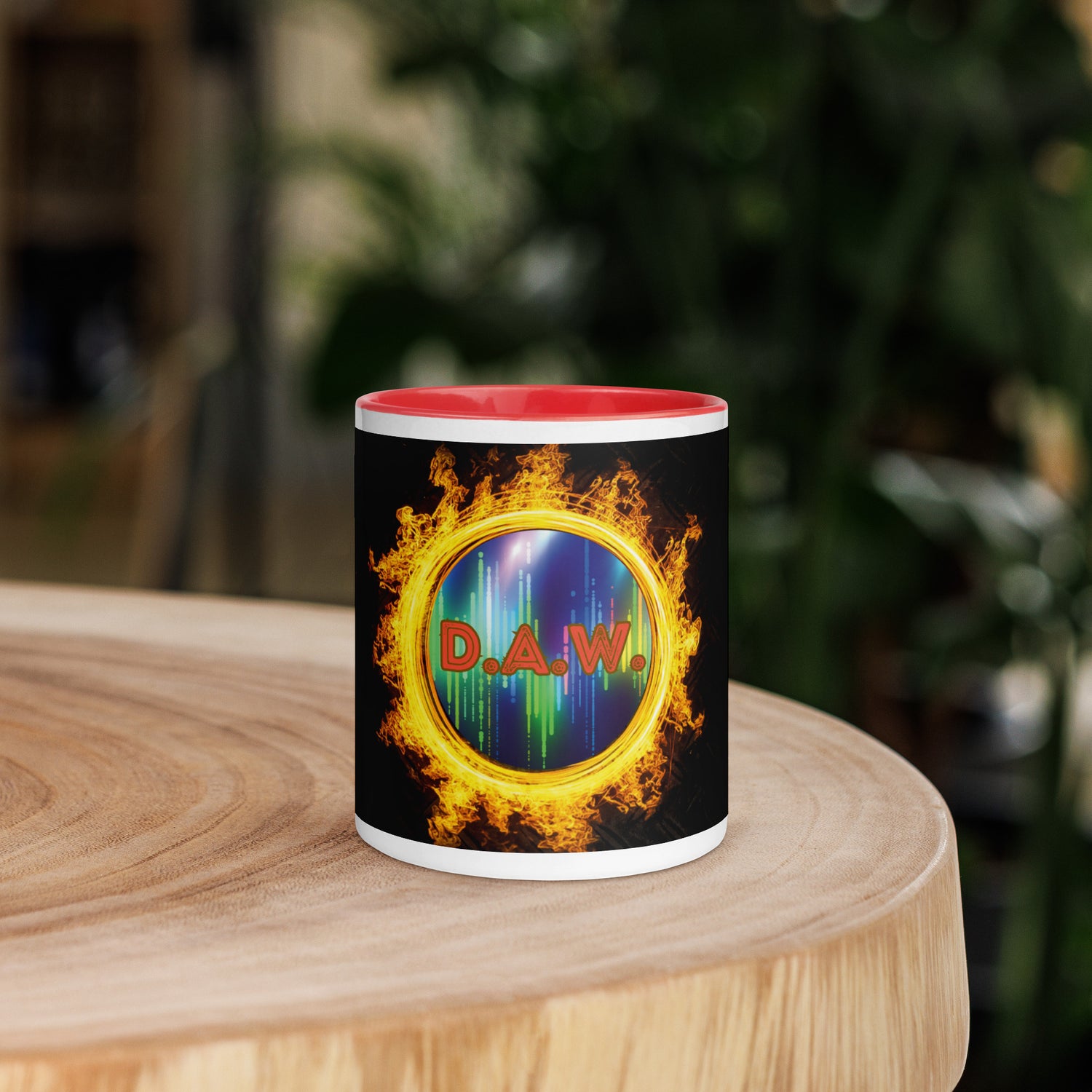 D.A.W. Master You Are On Fire Mug with Color Inside