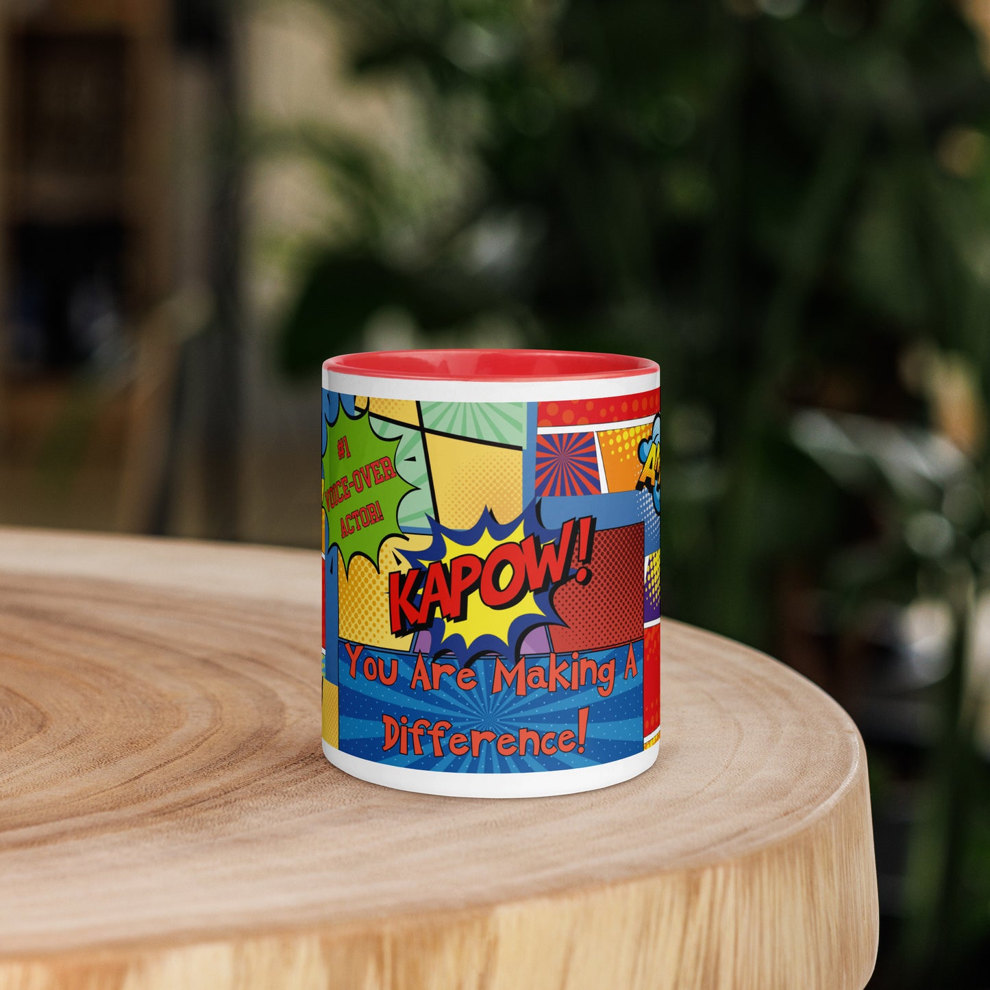 KAPOW You're Making A Difference Mug with Color Inside