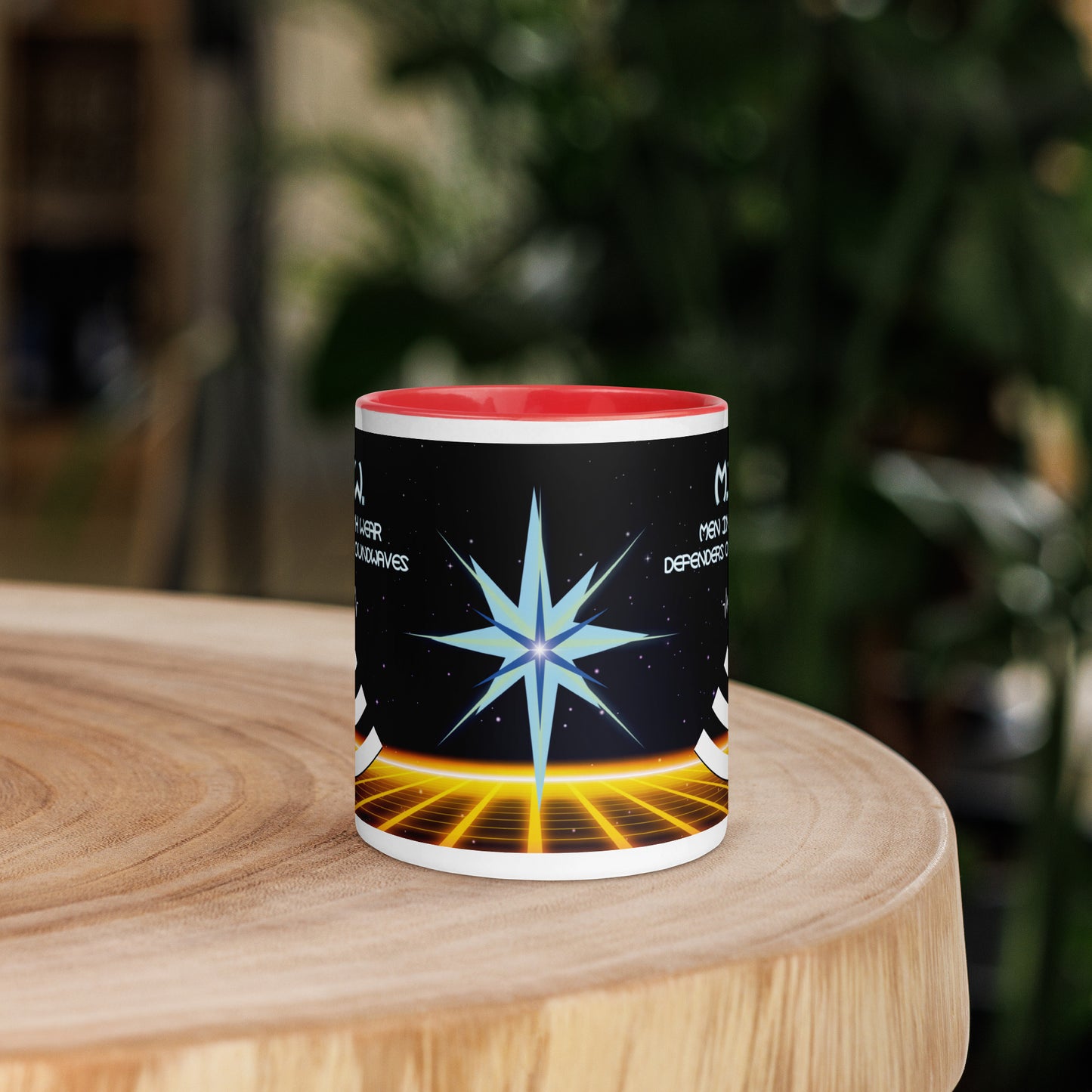 M.I.B.W. Men In Booth Wear Classic Ceramic Mug with Color Inside
