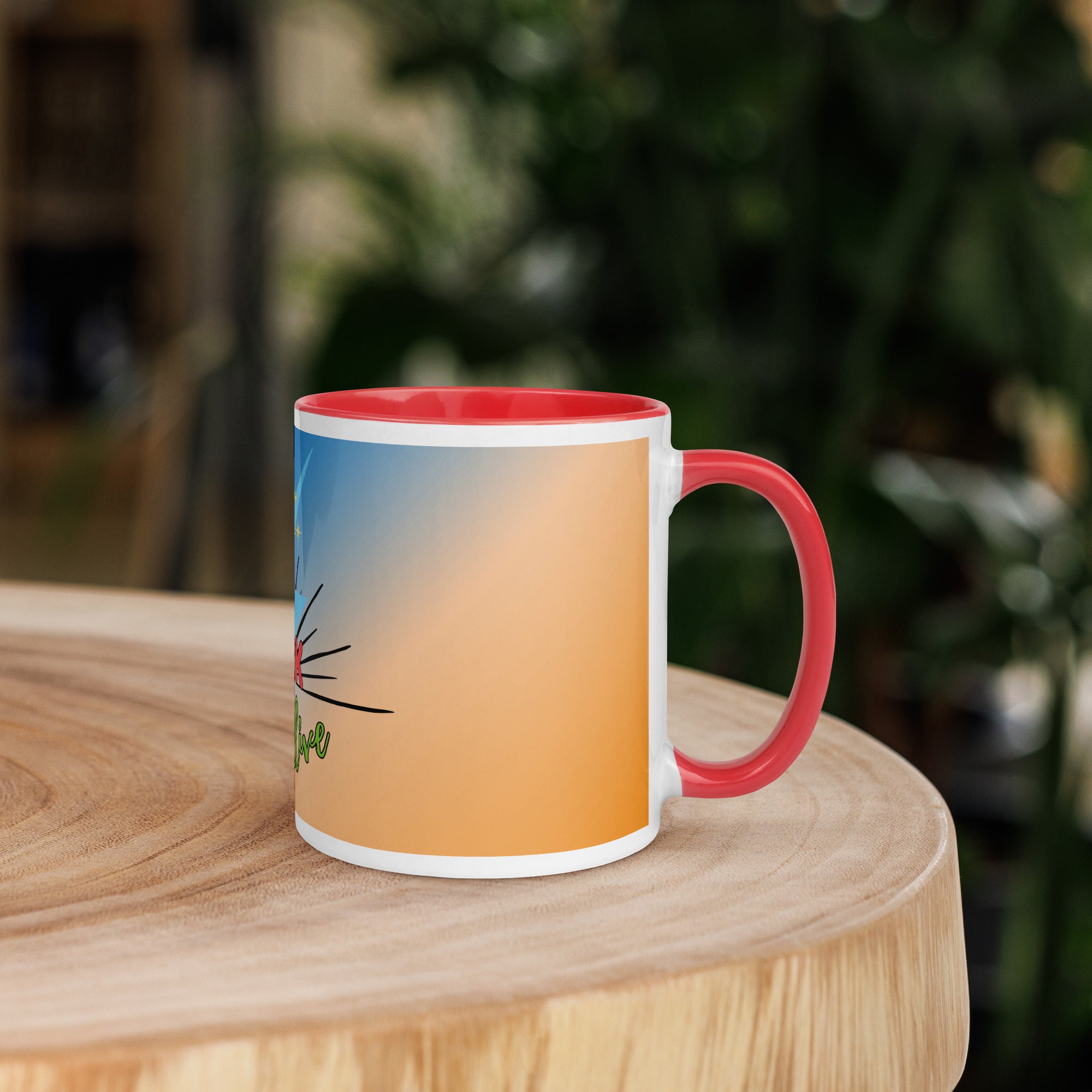 Keep Your Spark Alive Motivational Mug with Color Inside