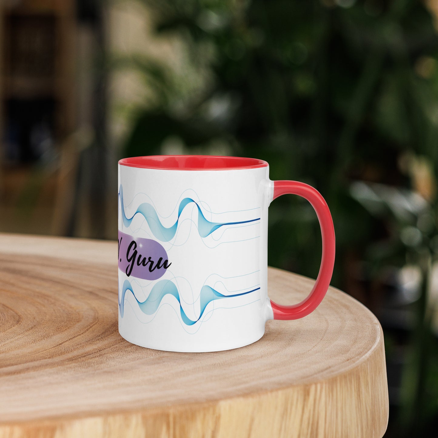 D.A.W. Guru Classic Ceramic Mug with Color Inside