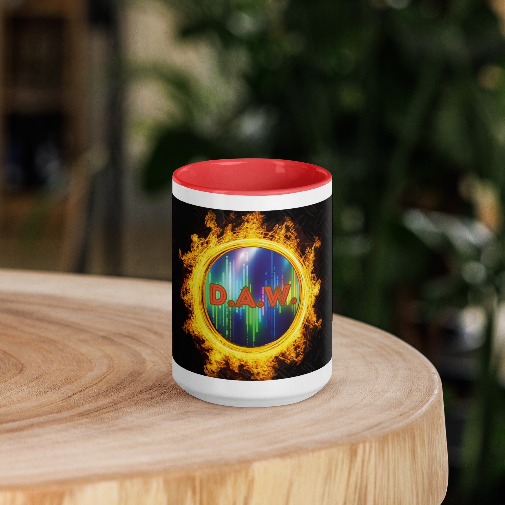 D.A.W. Master You Are On Fire Mug with Color Inside