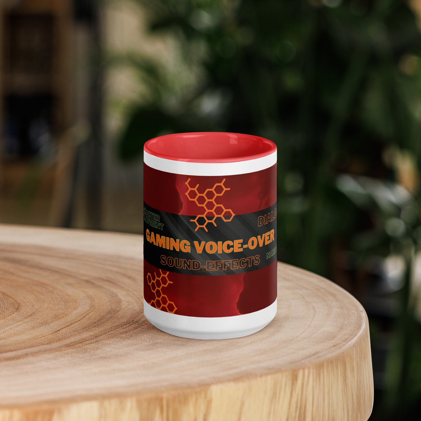 Gaming Voice Over Classic Ceramic Mug with Color Inside