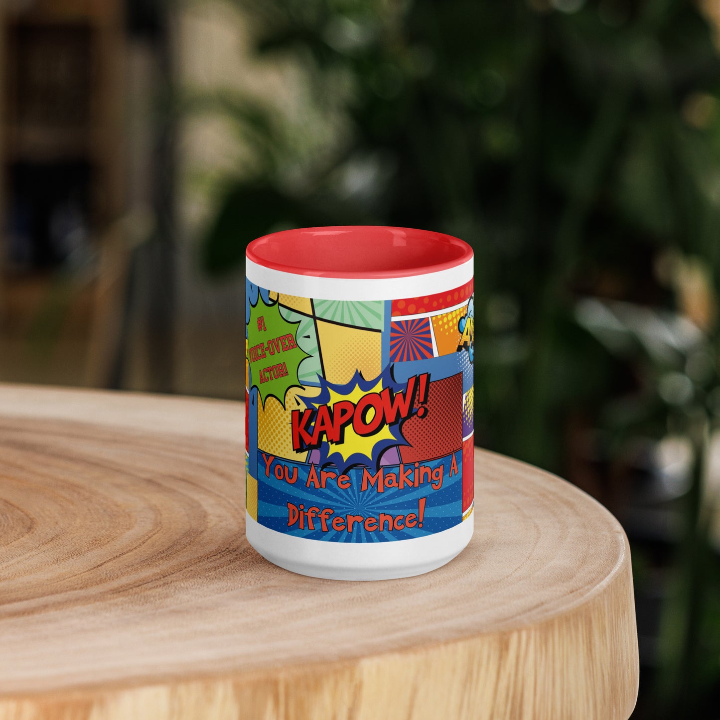 KAPOW You're Making A Difference Mug with Color Inside