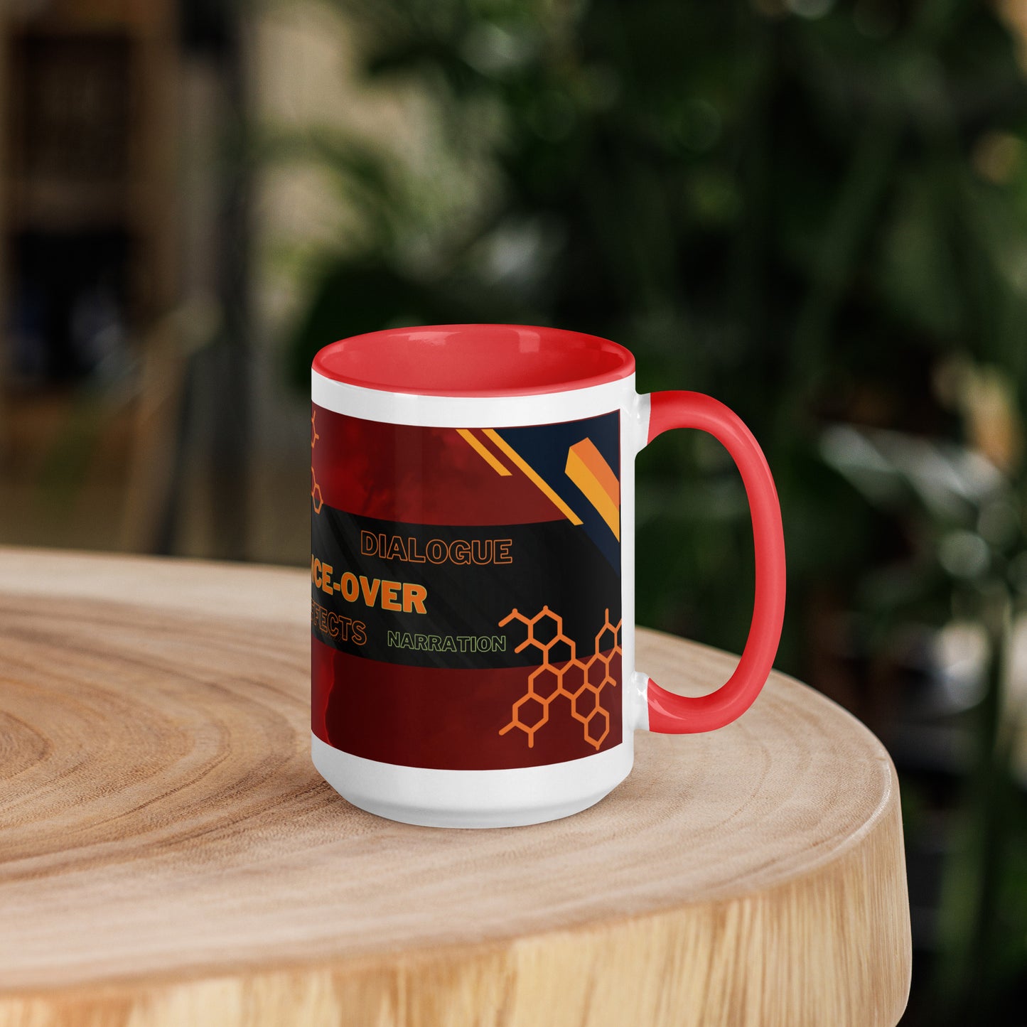 Gaming Voice Over Classic Ceramic Mug with Color Inside