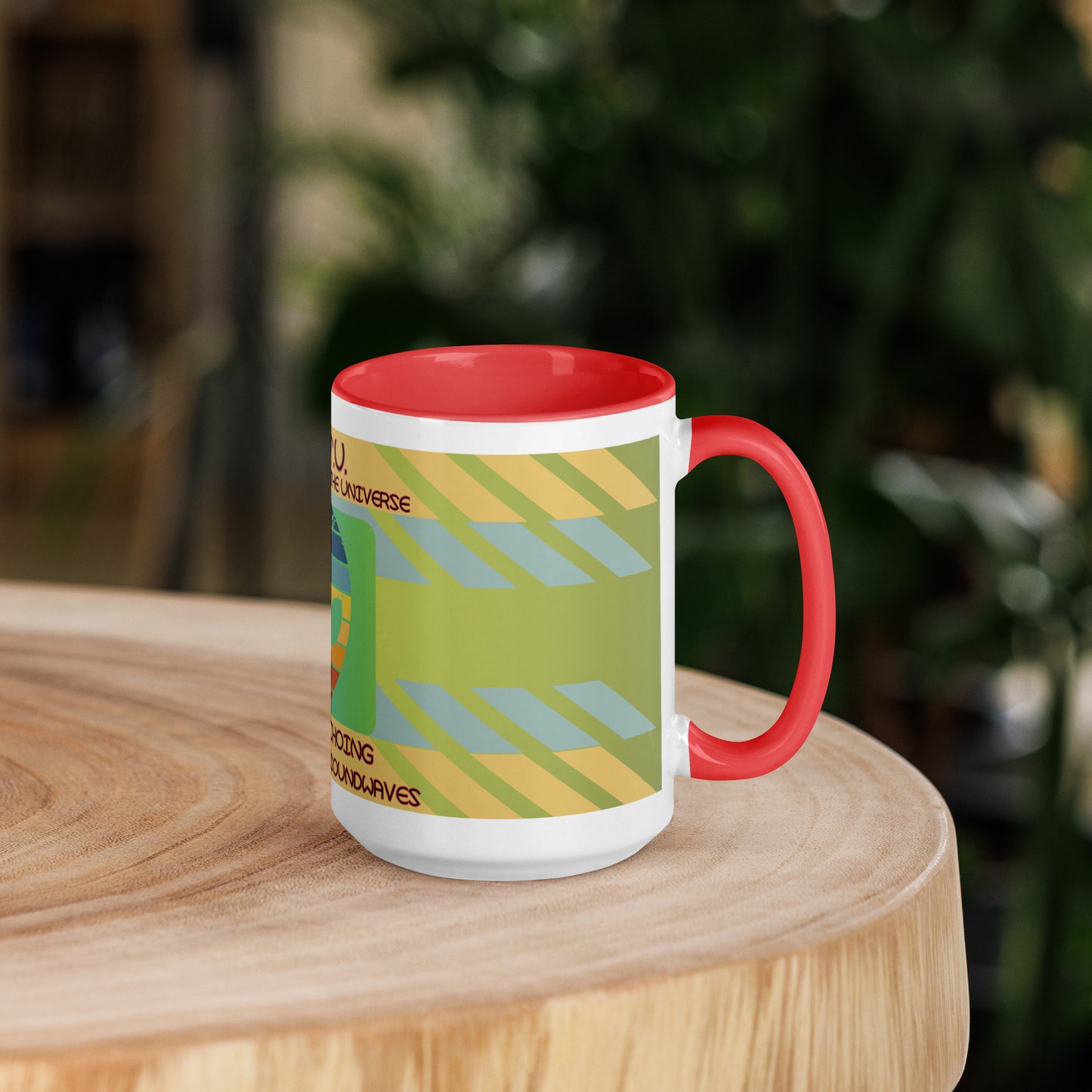 N.O.T.U. Narrators of the Universe Mug with Color Inside