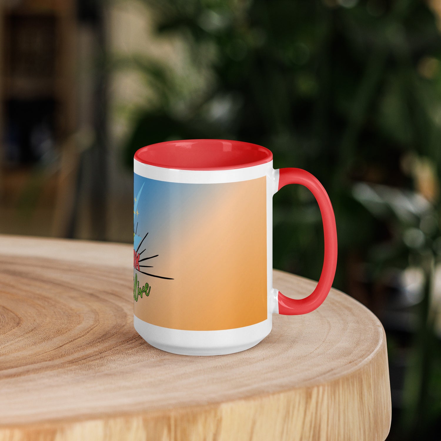 Keep Your Spark Alive Motivational Mug with Color Inside