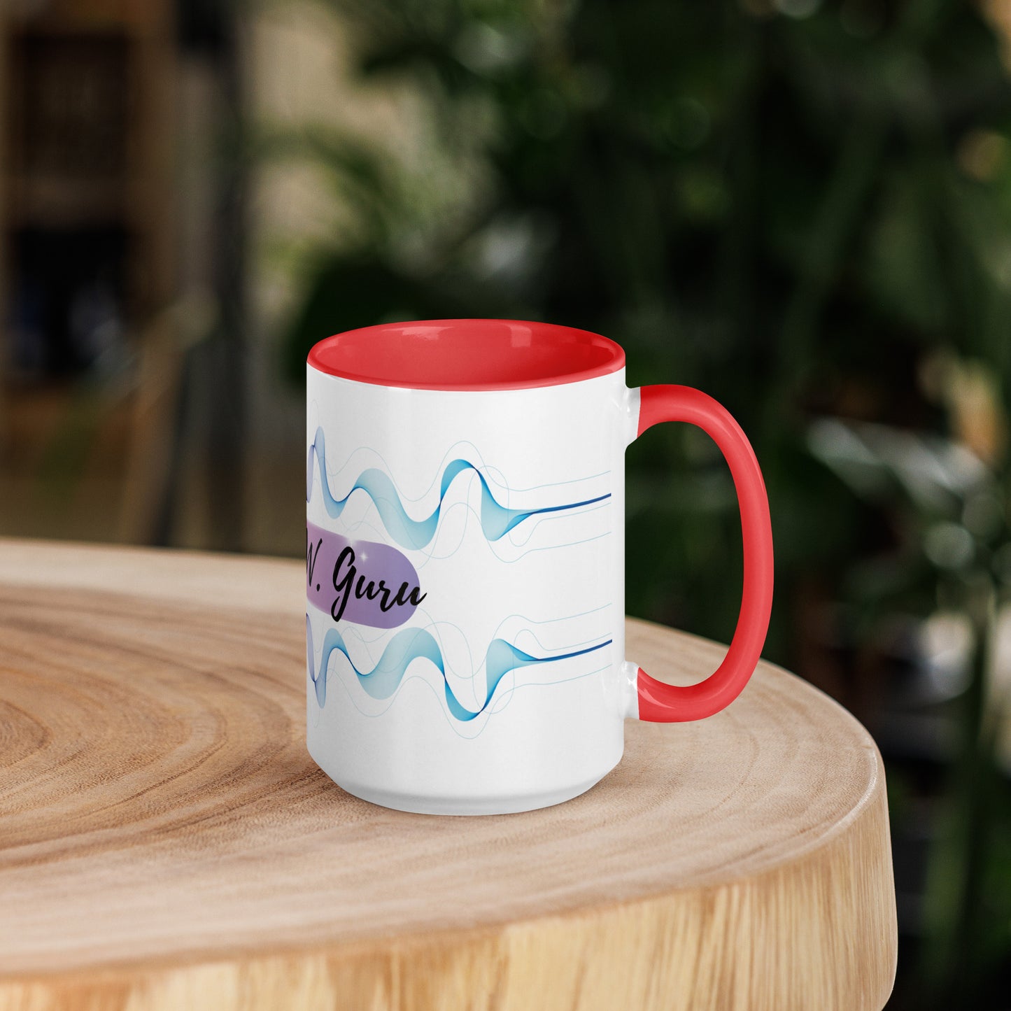 D.A.W. Guru Classic Ceramic Mug with Color Inside