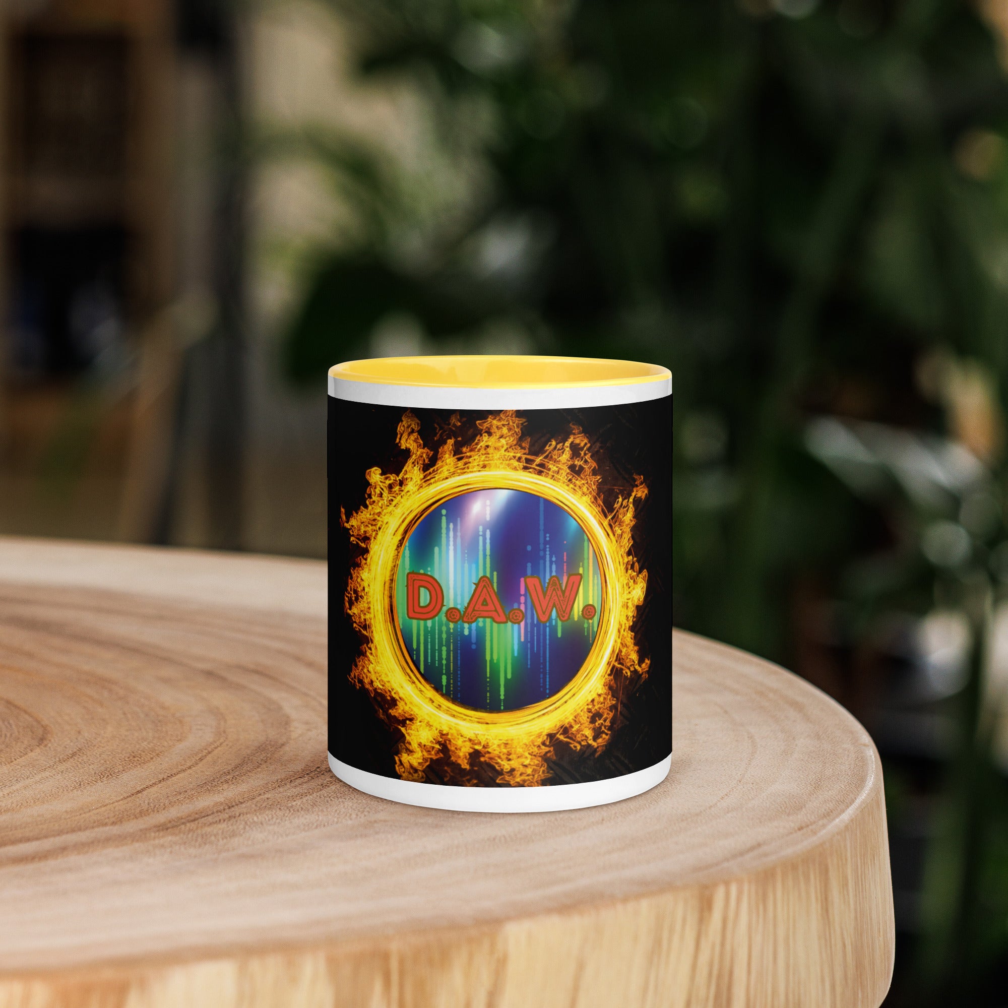 D.A.W. Master You Are On Fire Mug with Color Inside