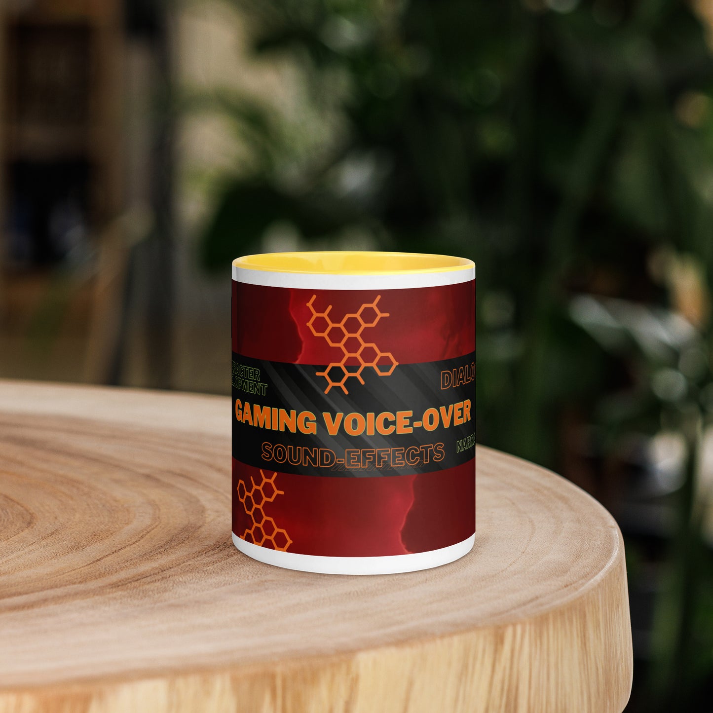 Gaming Voice Over Classic Ceramic Mug with Color Inside