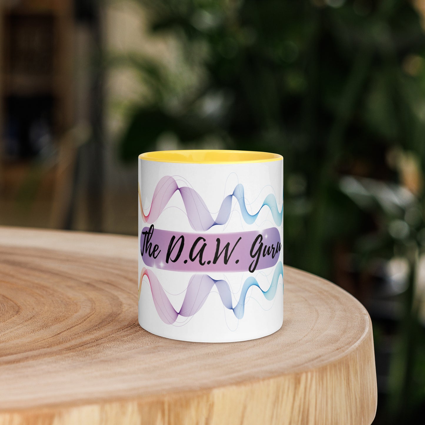 D.A.W. Guru Classic Ceramic Mug with Color Inside