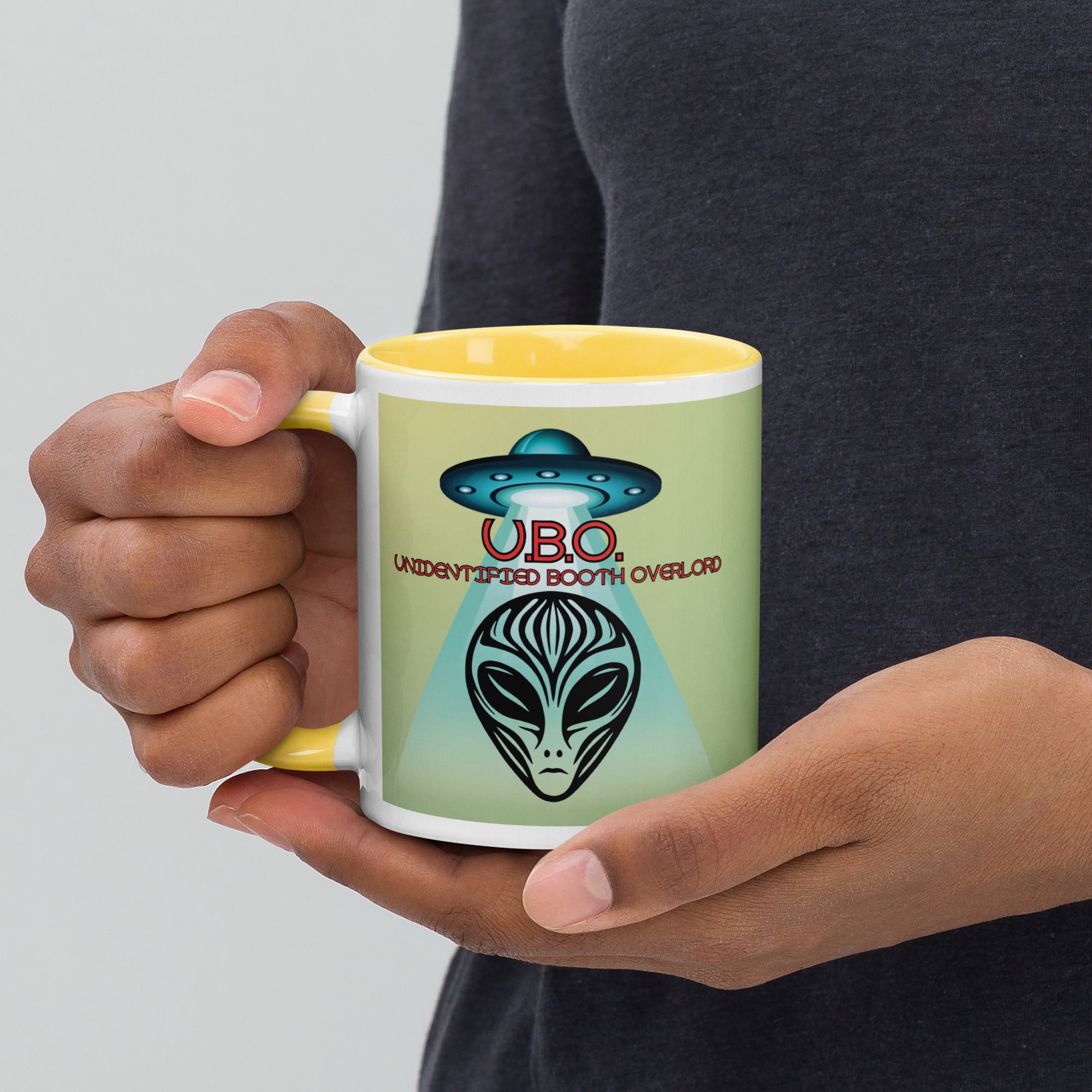 U.B.O. Unidentified Booth Overlord Mug with Color Inside