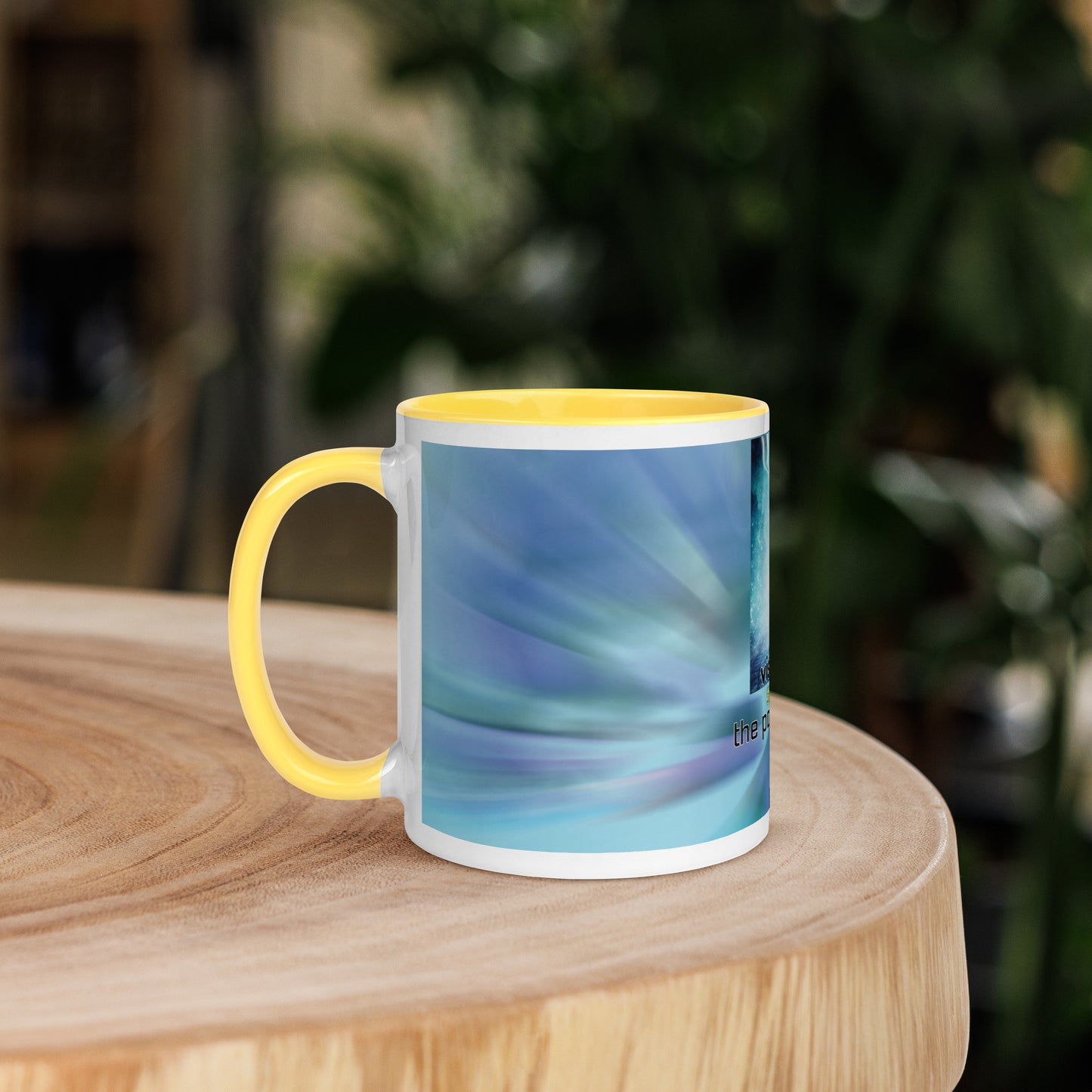 5th Throat "Voice" Chakra Classic Ceramic Mug with Color Inside