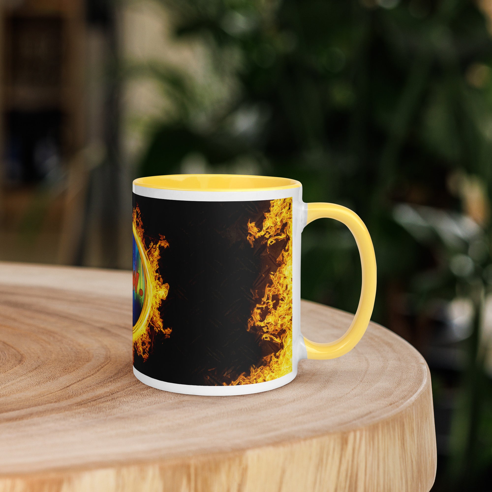 D.A.W. Master You Are On Fire Mug with Color Inside