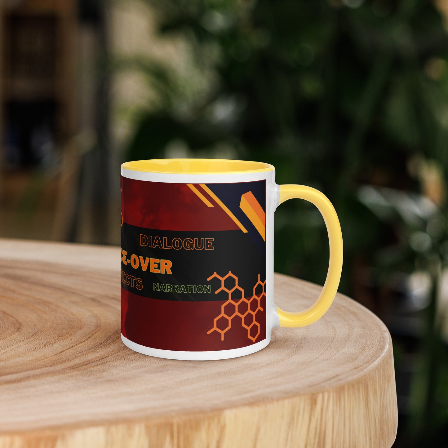 Gaming Voice Over Classic Ceramic Mug with Color Inside