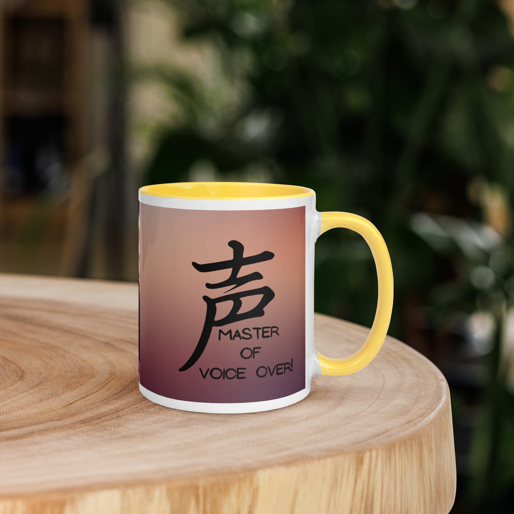 Master of Voice Over Classic Ceramic Mug with Color Inside