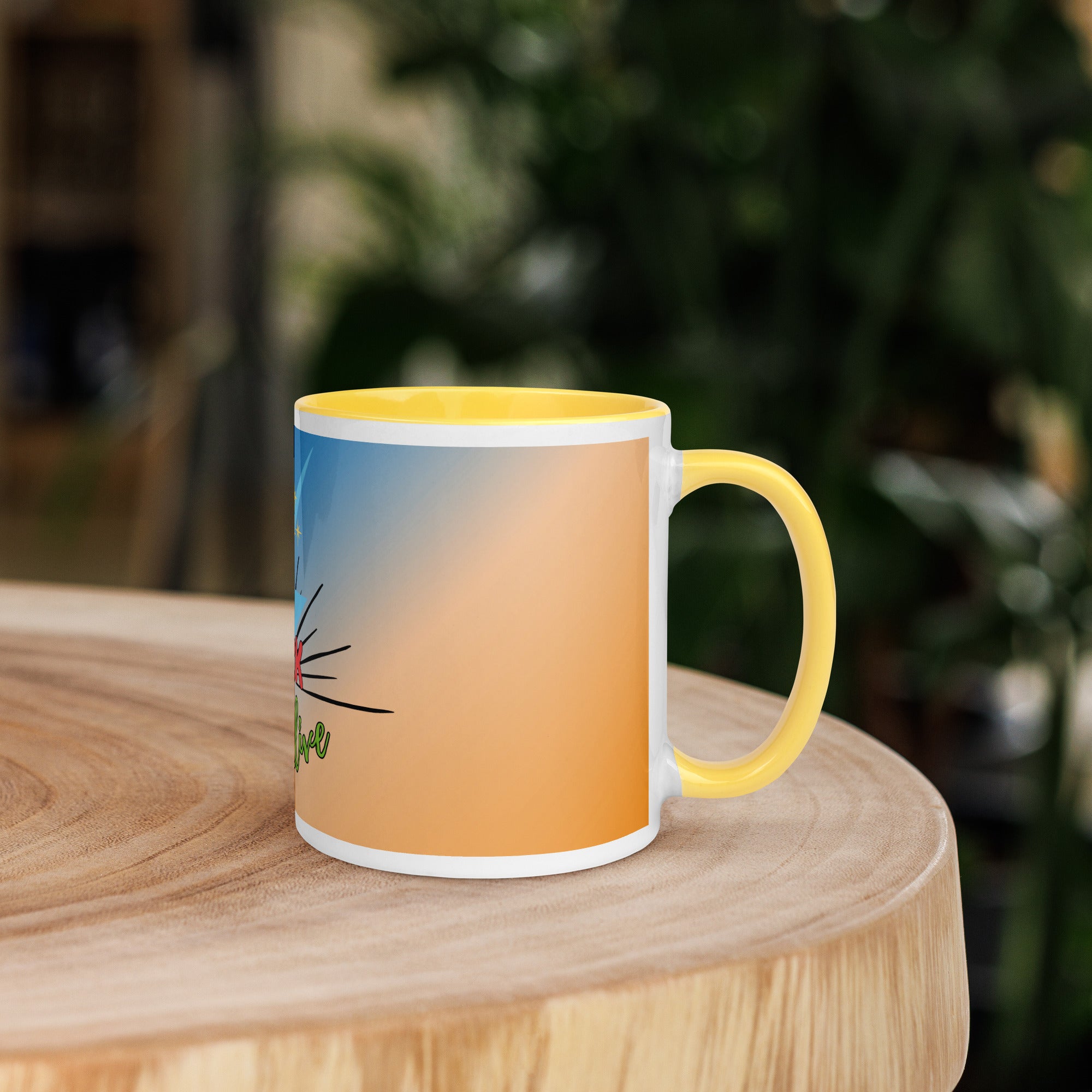 Keep Your Spark Alive Motivational Mug with Color Inside