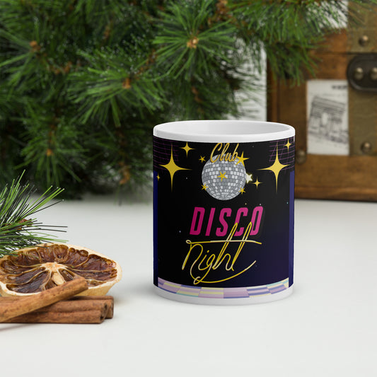 Disco Nights Club: White Glossy Mug