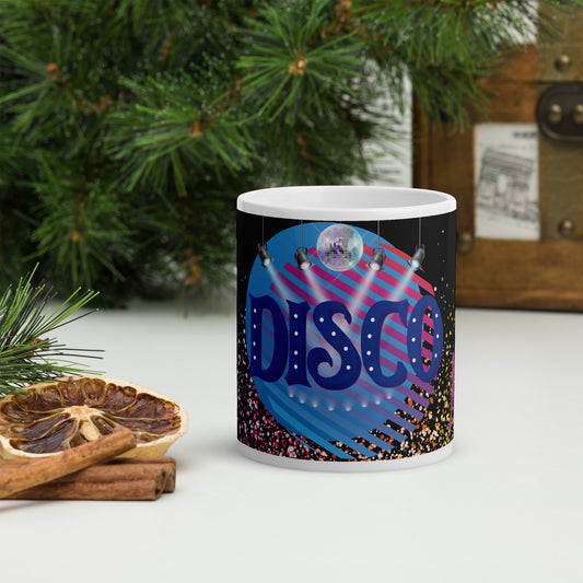 Disco Nights Club: Classic White Glossy Mug