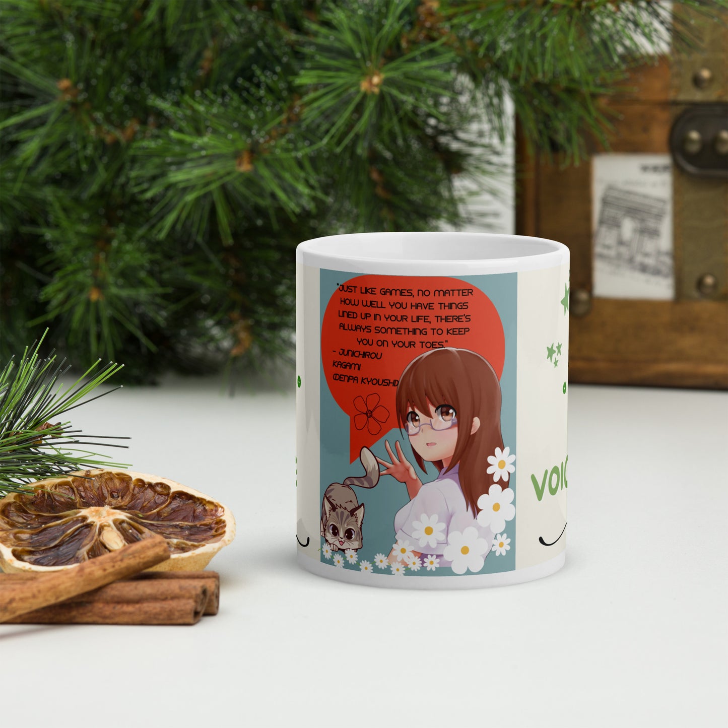 Anime Voice Over Actor: Classic White Glossy Ceramic Mug