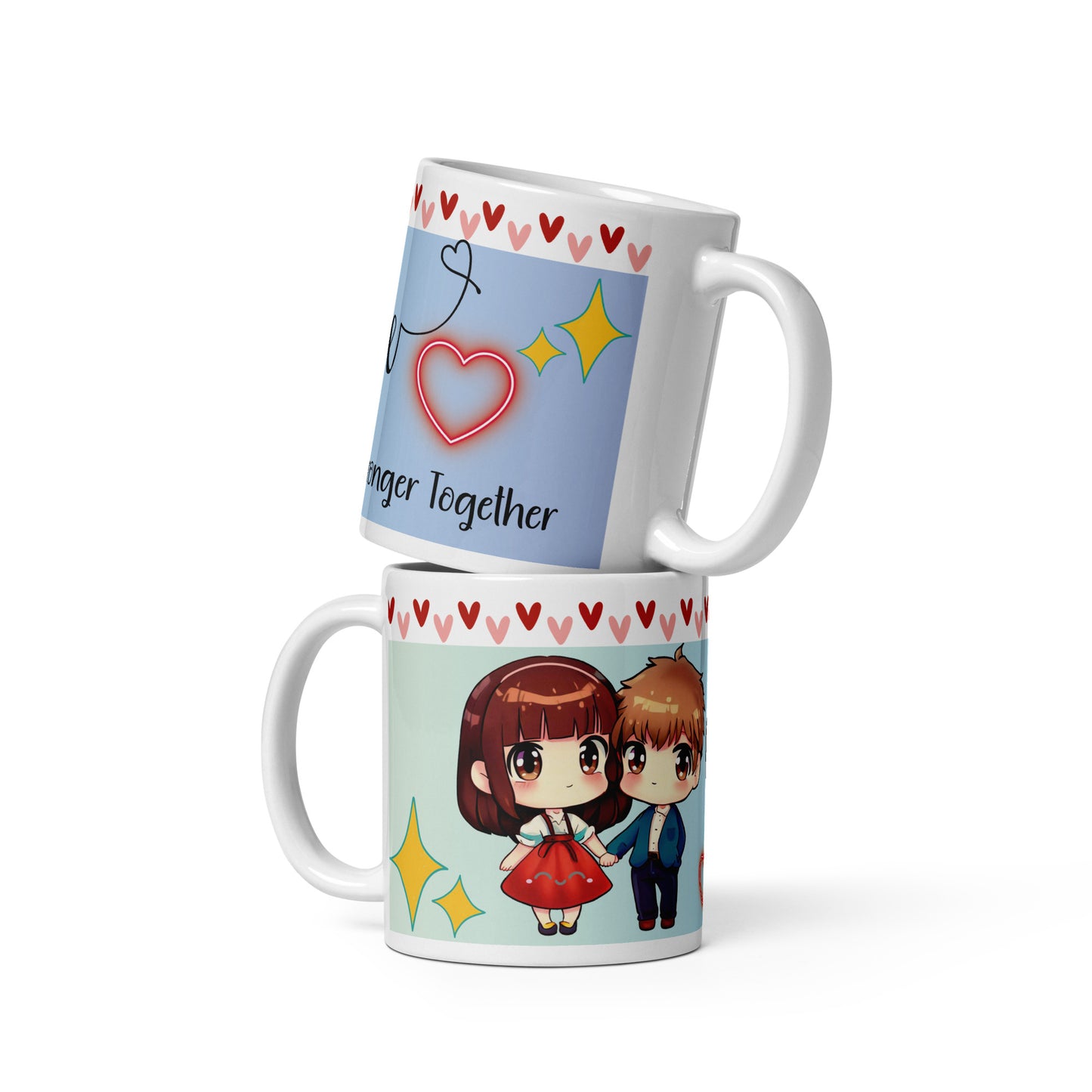 Anime Voice Over "Love": Classic Ceramic White Glossy Mug