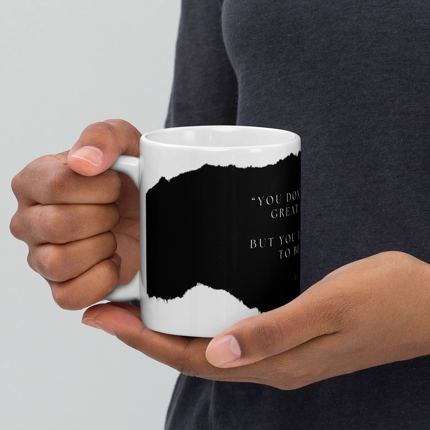 Motivational Affirmation Classic Ceramic White Glossy Mug