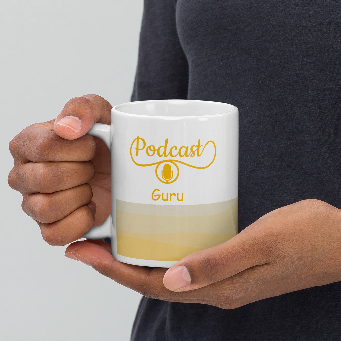 Podcast Guru Classic White Glossy Mug