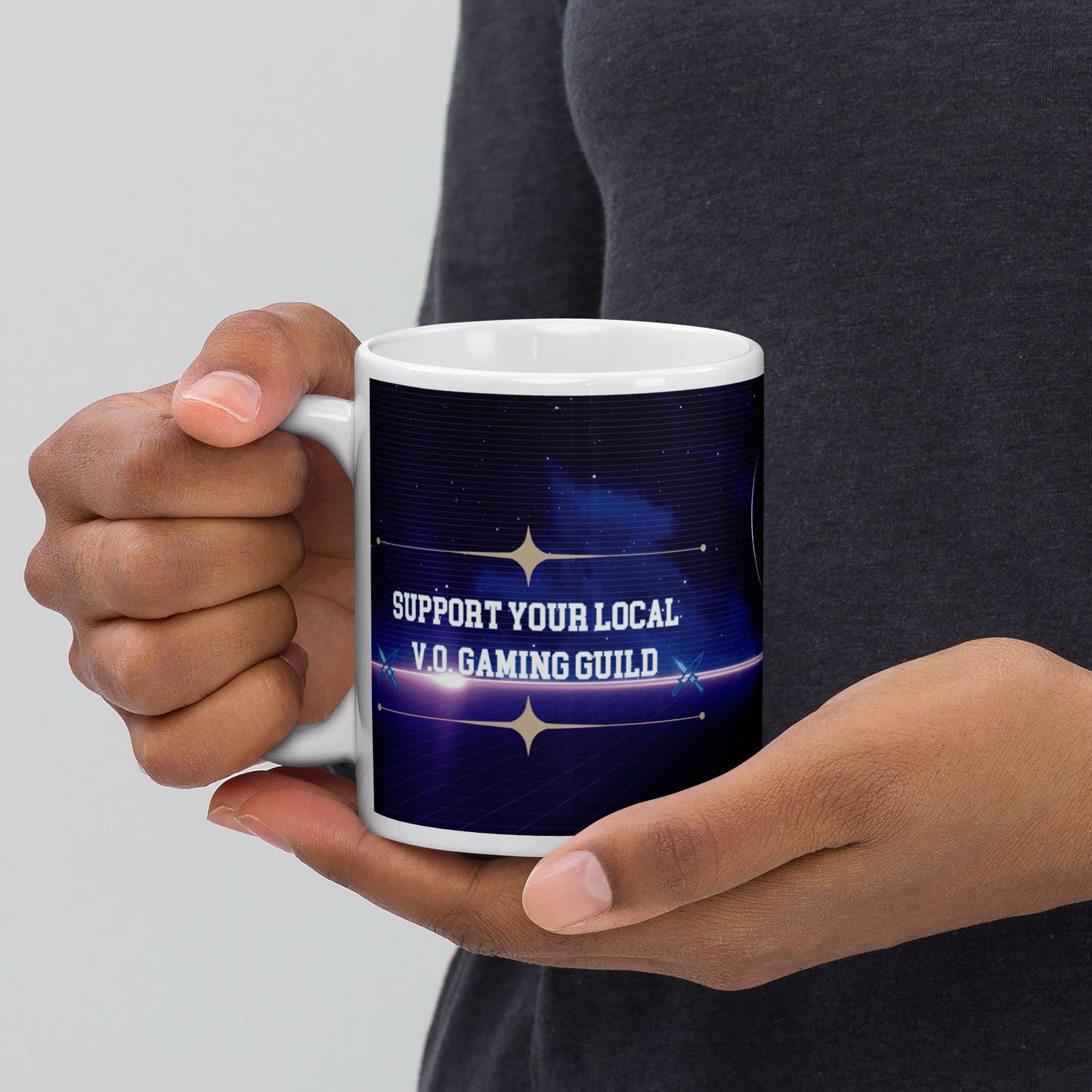 Gaming Voice Over: Our Voices Must Be Heard: White Glossy Mug