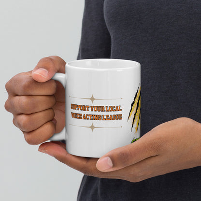 Our Voices Must Be Heard: Animation: White Glossy Mug