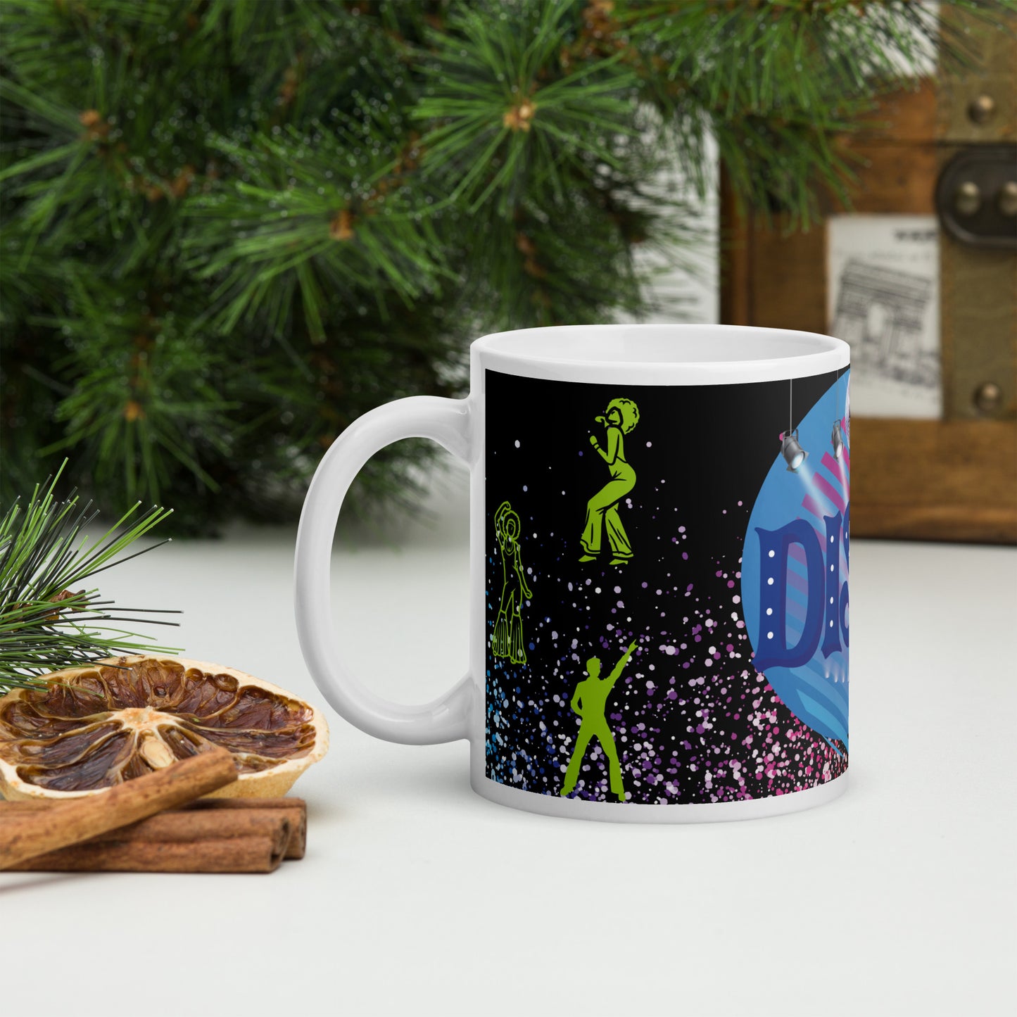 Disco Nights Club: Classic White Glossy Mug