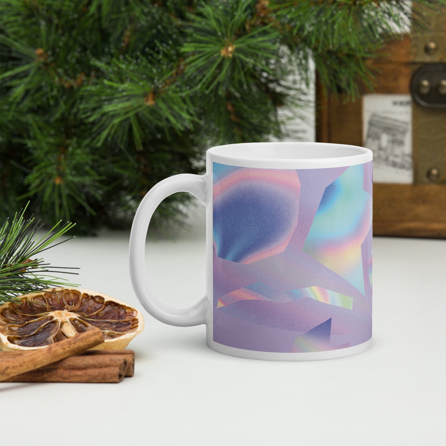 Gaming V.R. Virtual Reality: White Glossy Mug