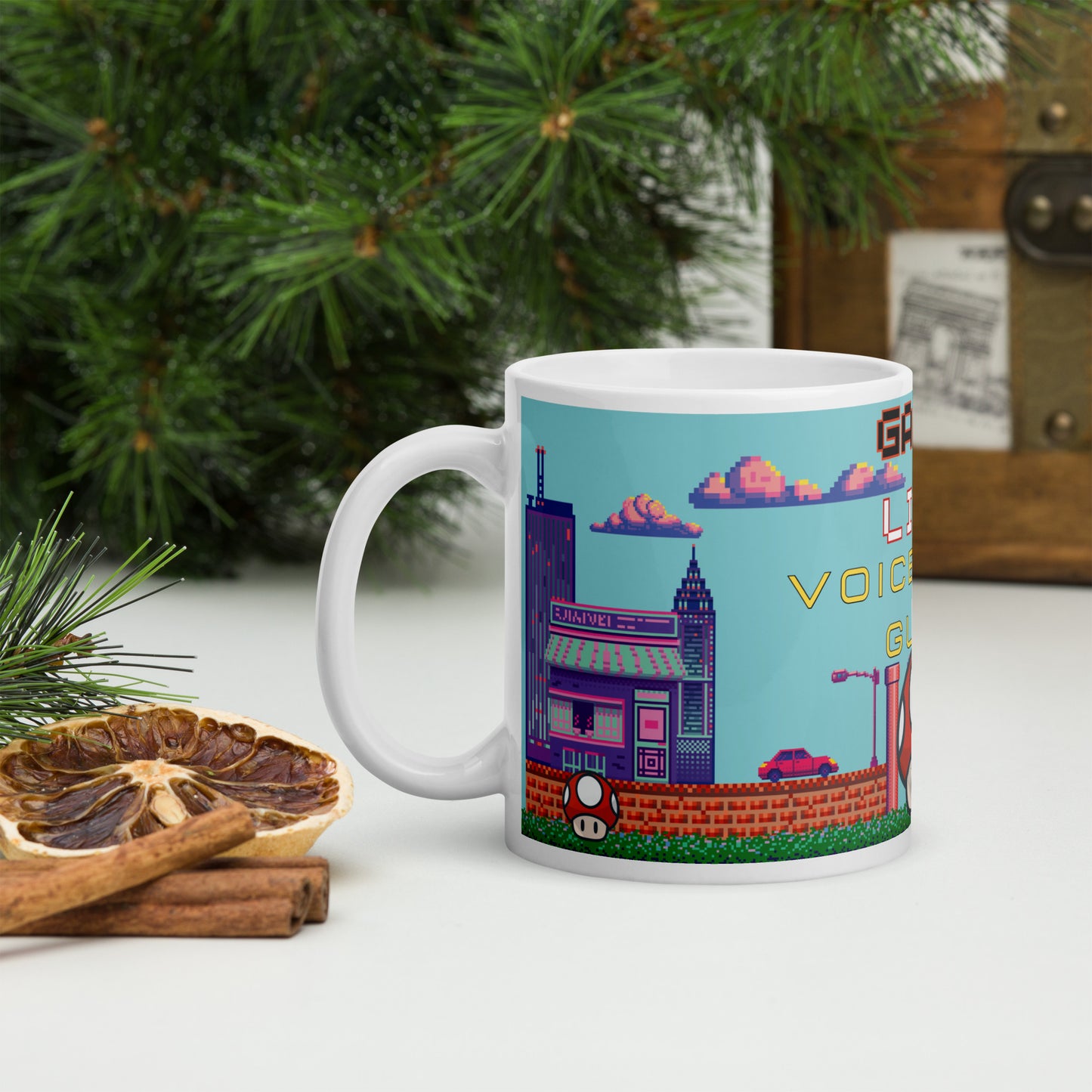 Let's Play Gaming Voice Actor: Classic White Glossy Classic Mug