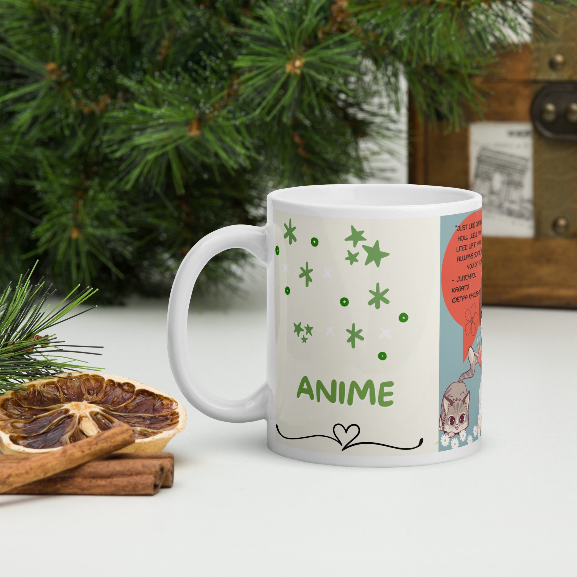 Anime Voice Over Actor: Classic White Glossy Ceramic Mug