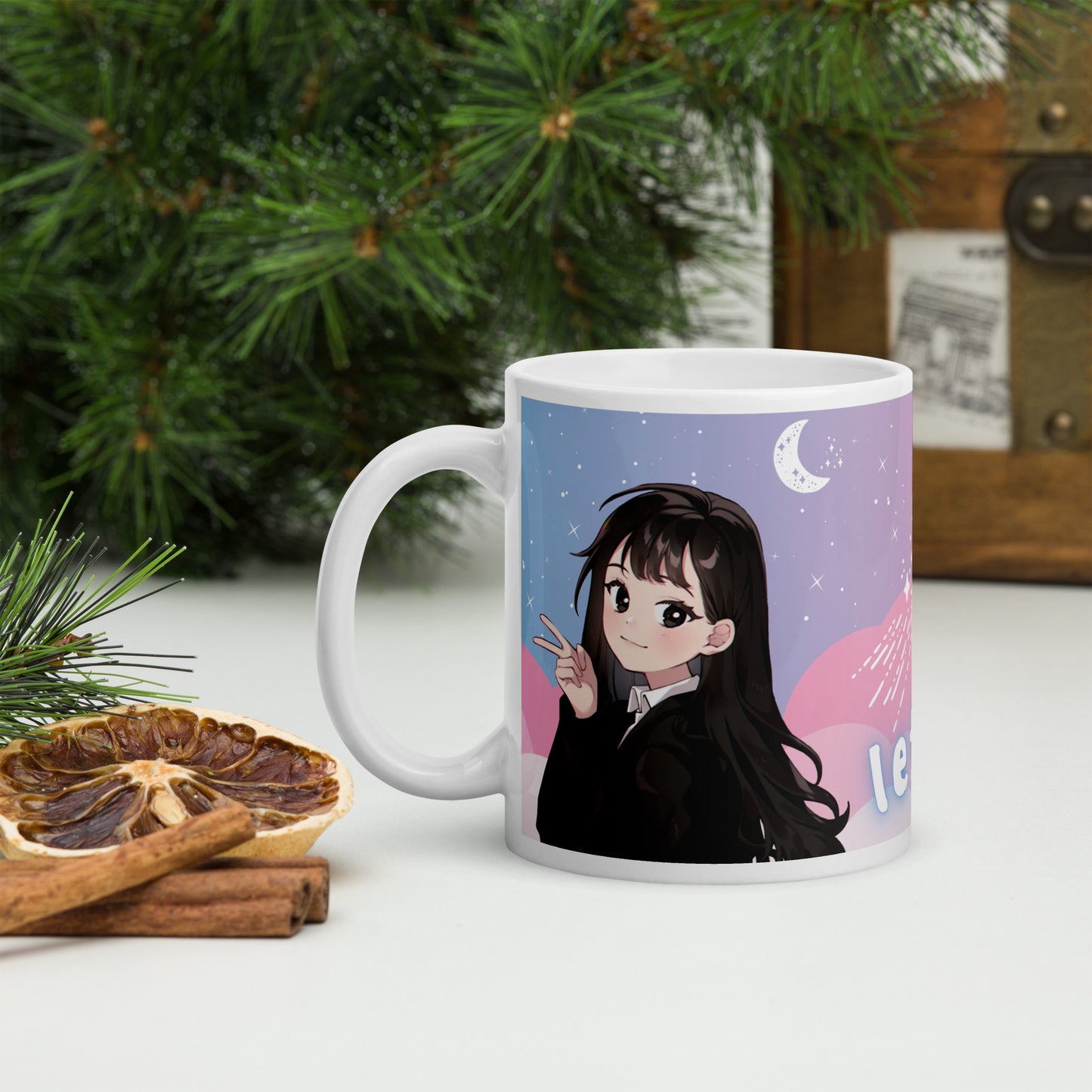 Anime Voice Actor: Classic White Glossy Ceramic Mug