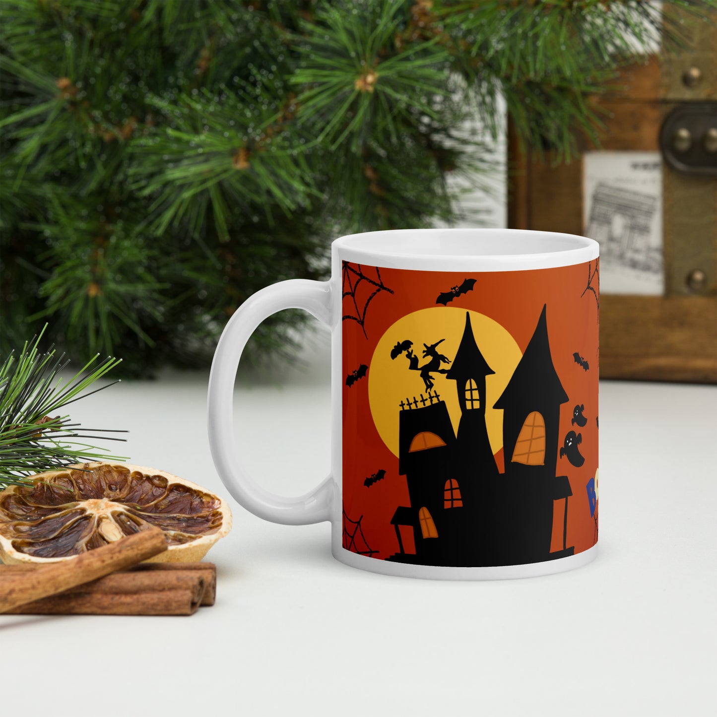 Halloween Voice Over Actor: Classic White Glossy Ceramic Mug