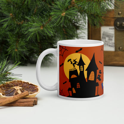 Halloween Voice Over Actor: Classic White Glossy Ceramic Mug