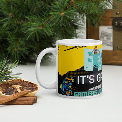 It's Game Time: Gamer Voice Over Actor: Classic White Glossy Ceramic Mug