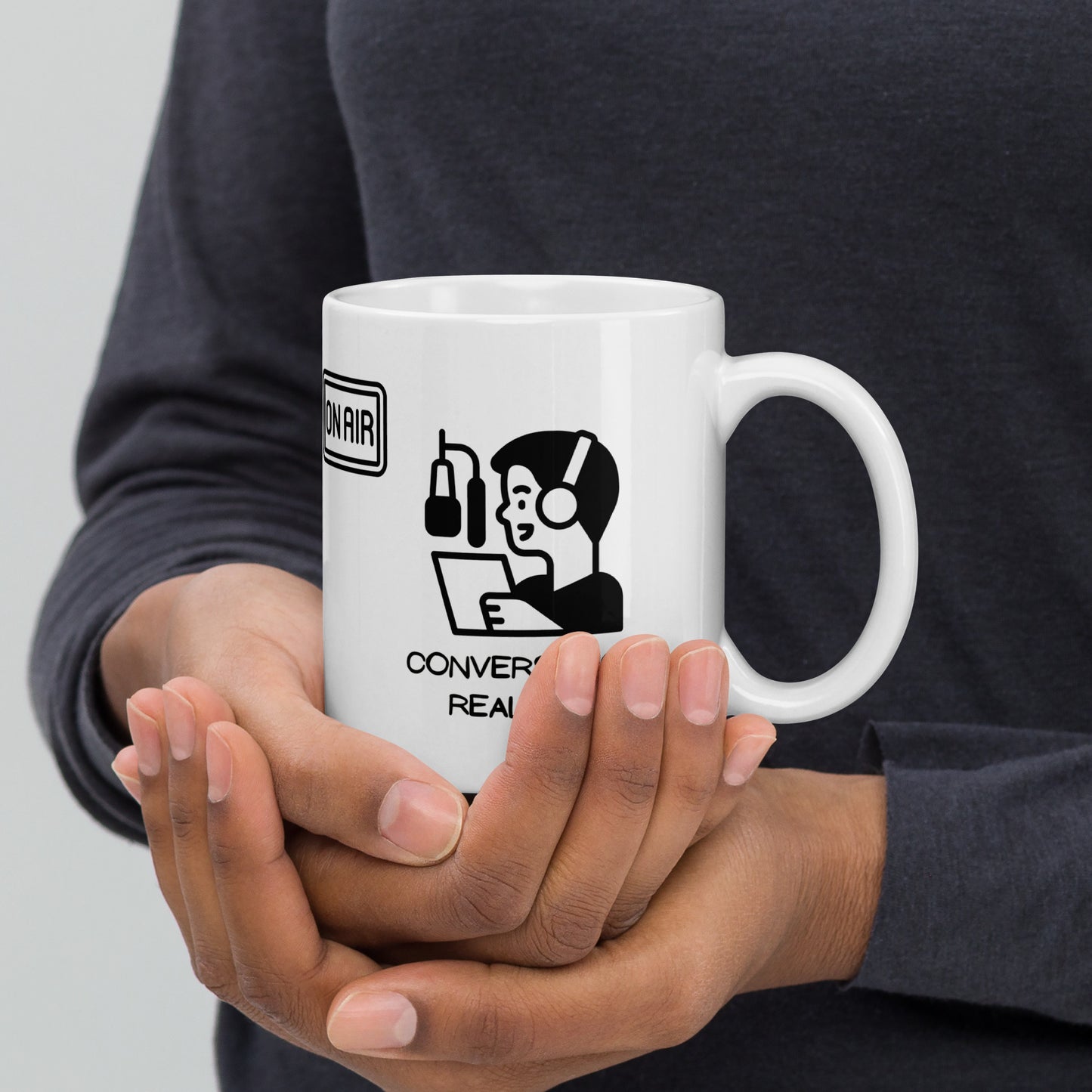 Voice Over Actor CONVERSATIONAL Classic White Glossy Mug