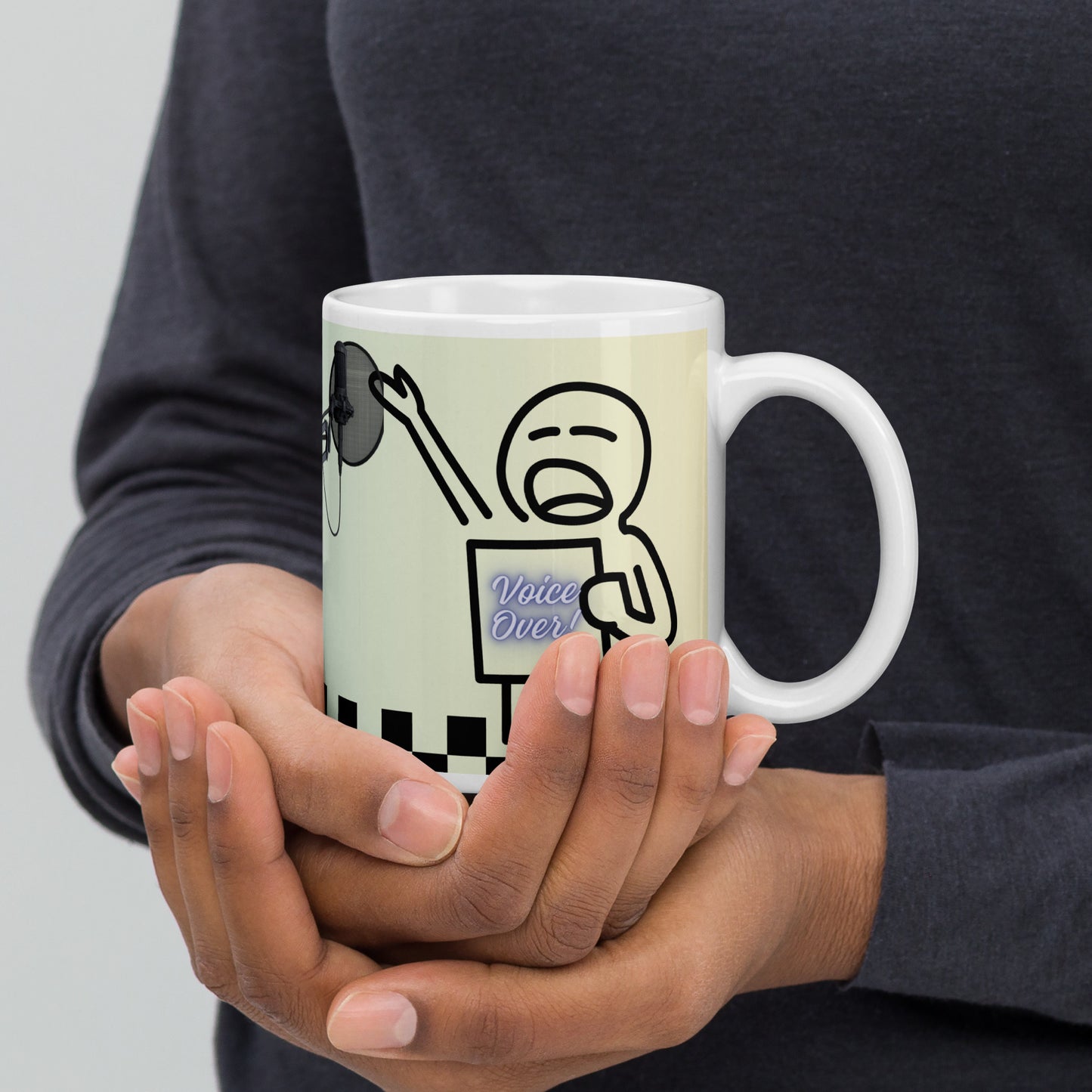 Script Wizard: Classic Ceramic White Glossy Mug