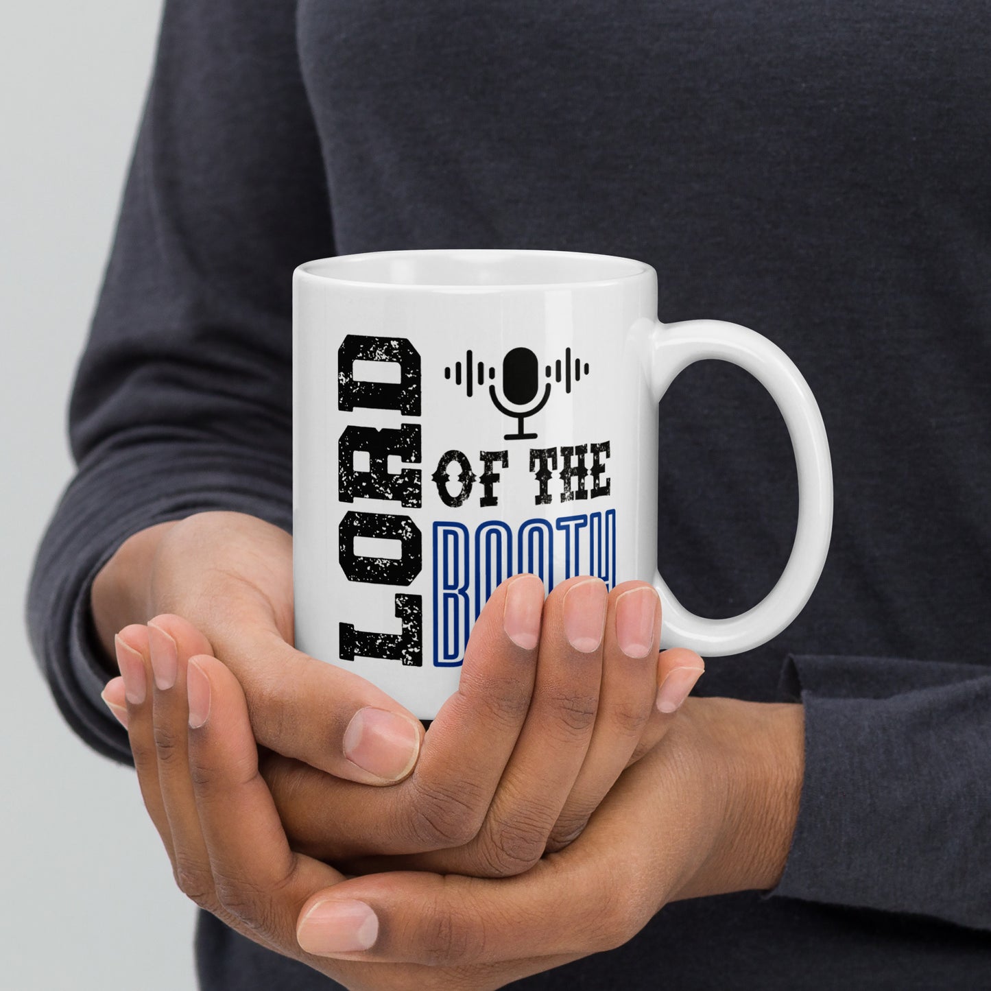 Lord of the Booth White Glossy Mug