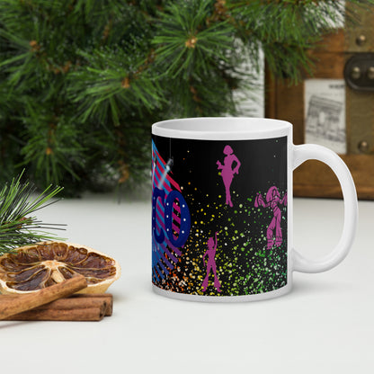 Disco Nights Club: Classic White Glossy Mug