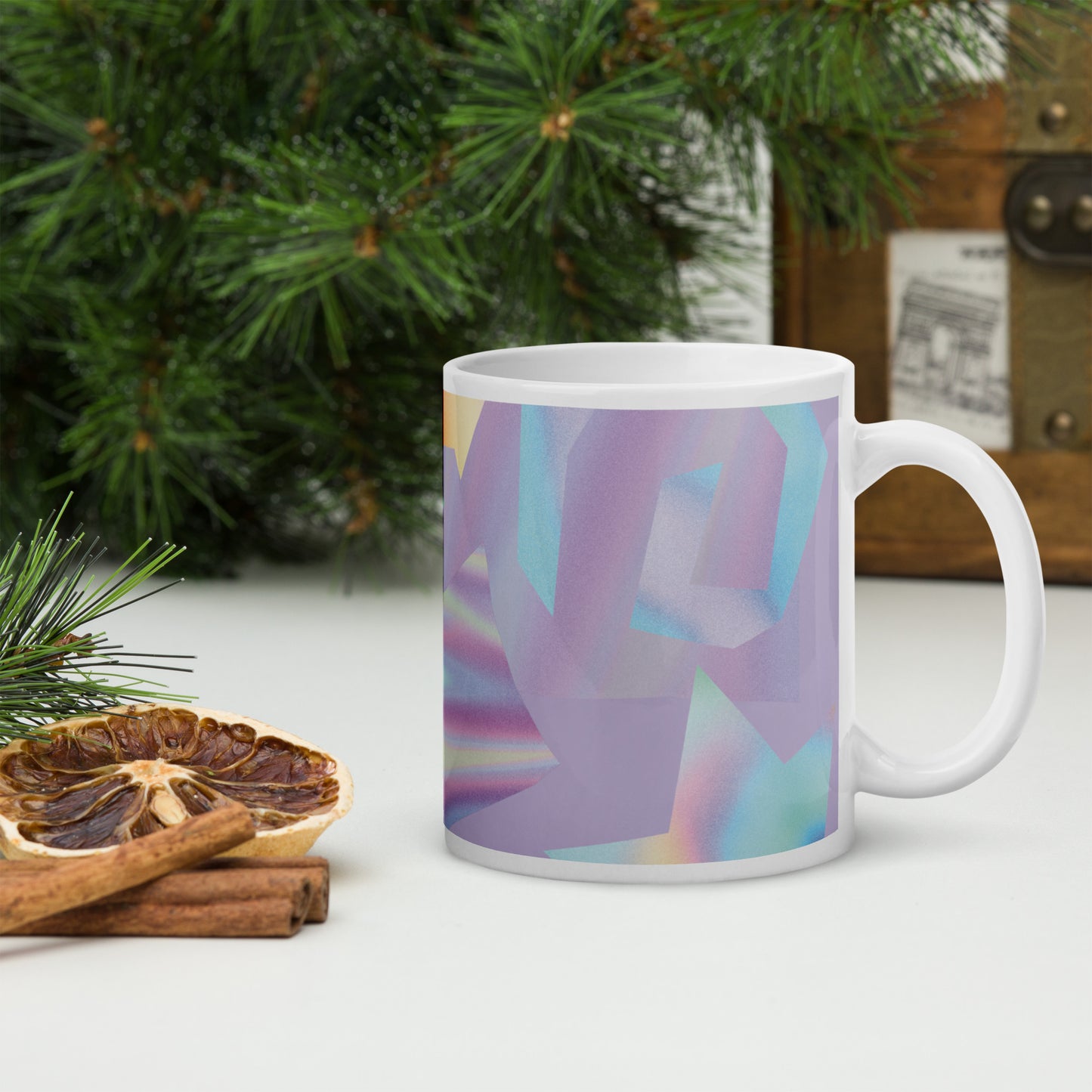 Gaming V.R. Virtual Reality: White Glossy Mug